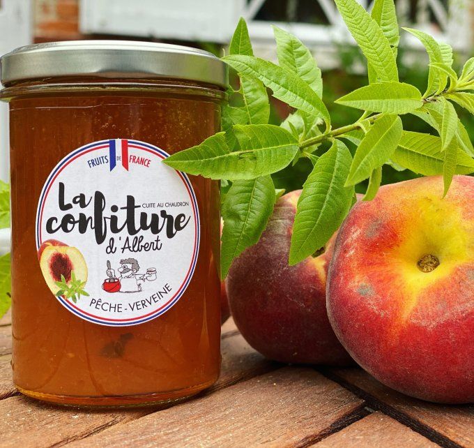 Confiture de Pêche Verveine