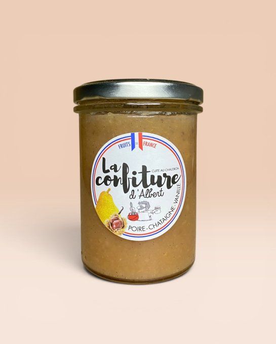 Confiture de Poire Châtaigne Vanille