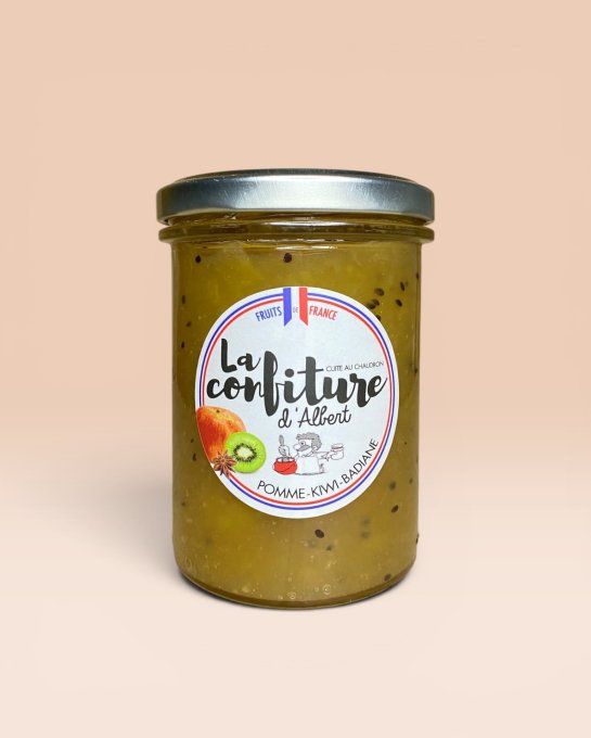 Confiture de Pomme Kiwi Badiane