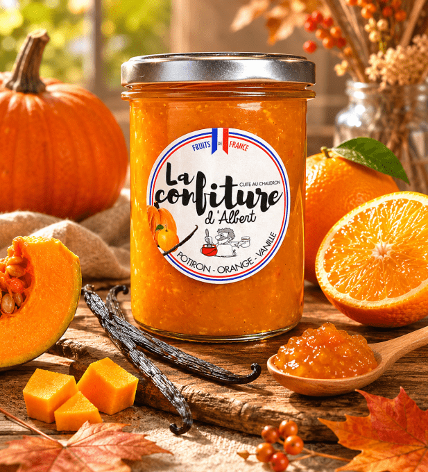Confiture de Potiron Orange Vanille