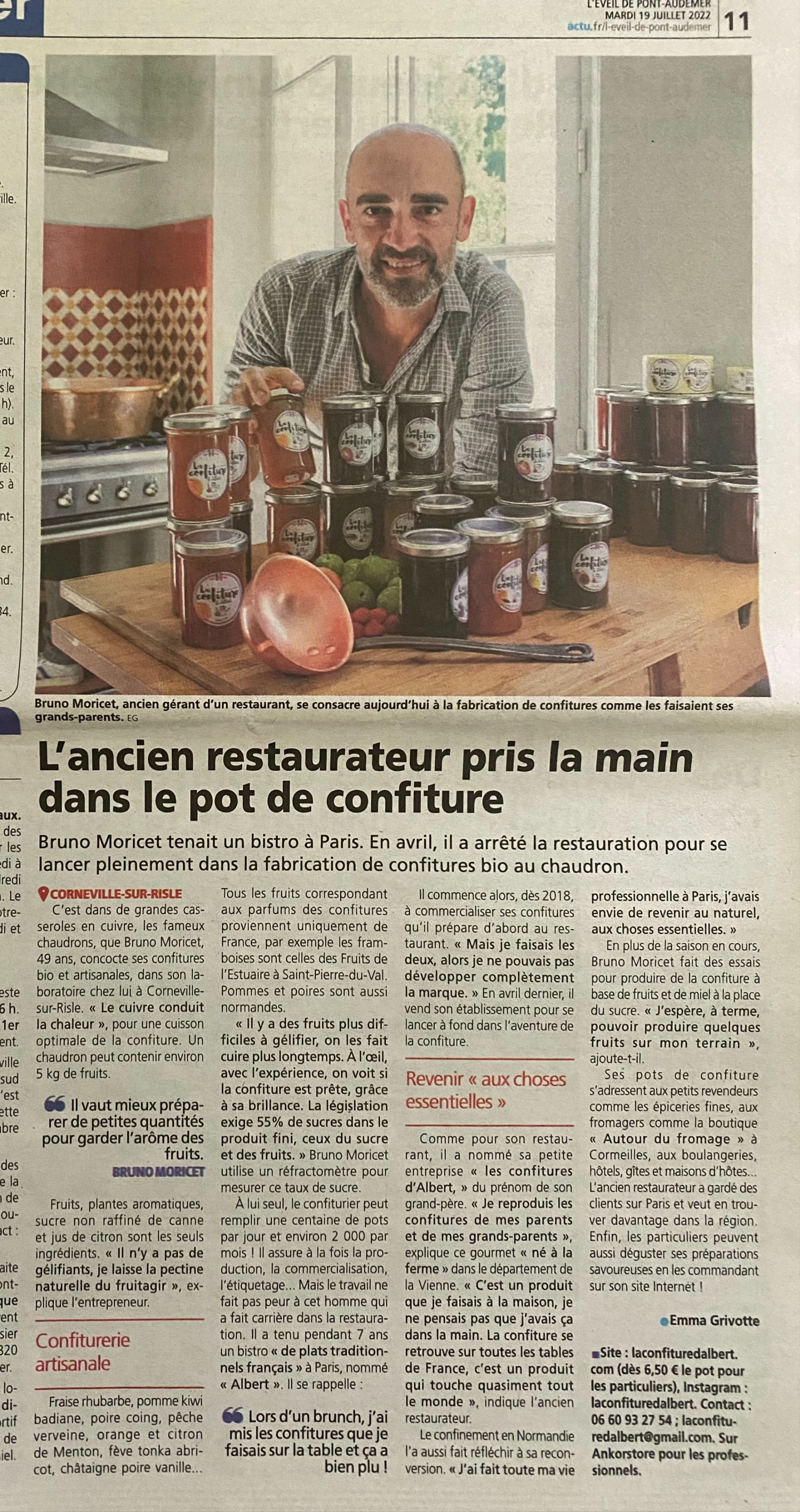 Article l'Eveil de Pont-Audemer Article l'Eveil de Pont-Audemer